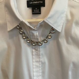 Rhinestone semi choker